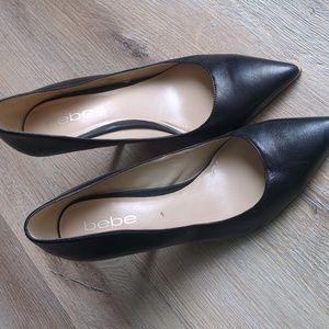 Bebe leather heels